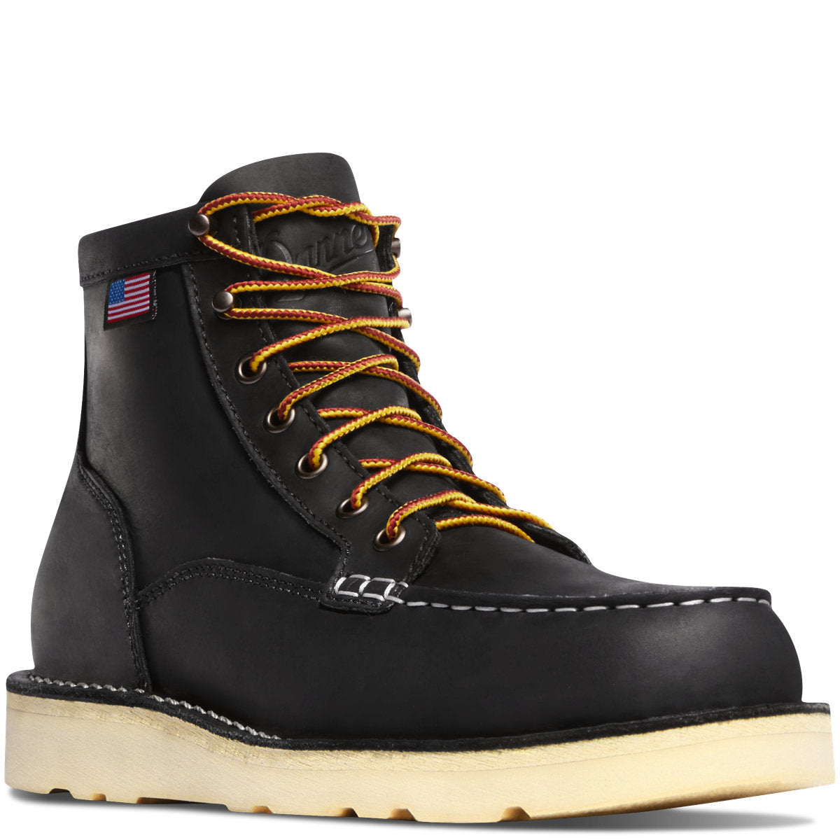 DANNER BULL RUN MOC TOE 6" BLACK