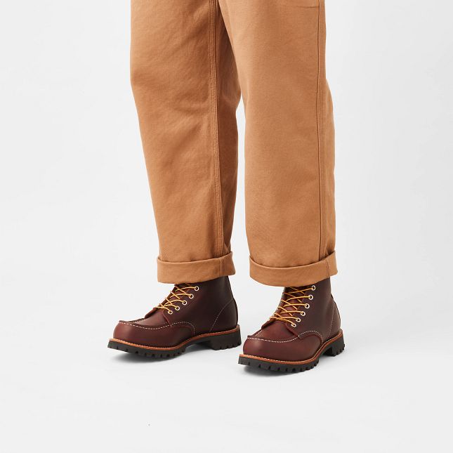 RED WING 08146 MOC TOE BROWN