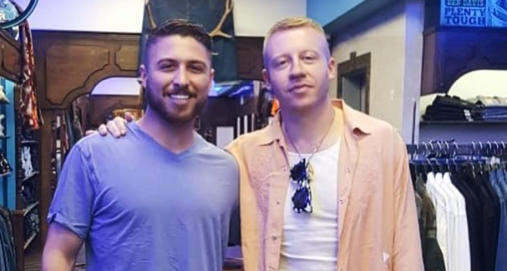 What was rapper Macklemore doing in Sacramento on Easter weekend?