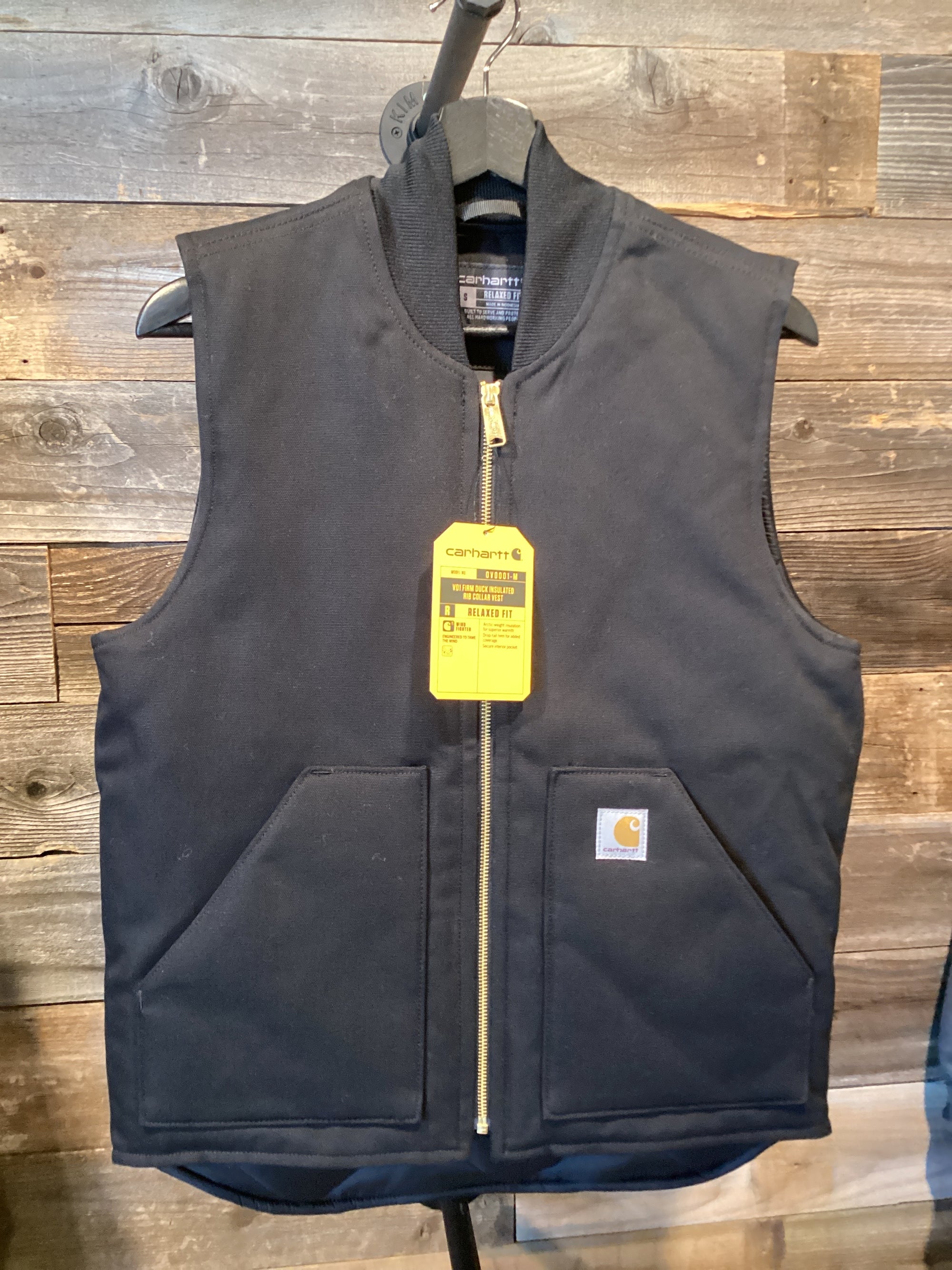 Carhartt Firm Duck Insulated Rib Collar Vest