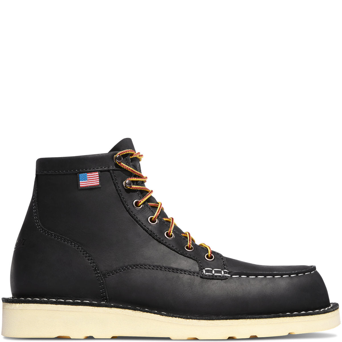 DANNER BULL RUN MOC TOE 6" BLACK