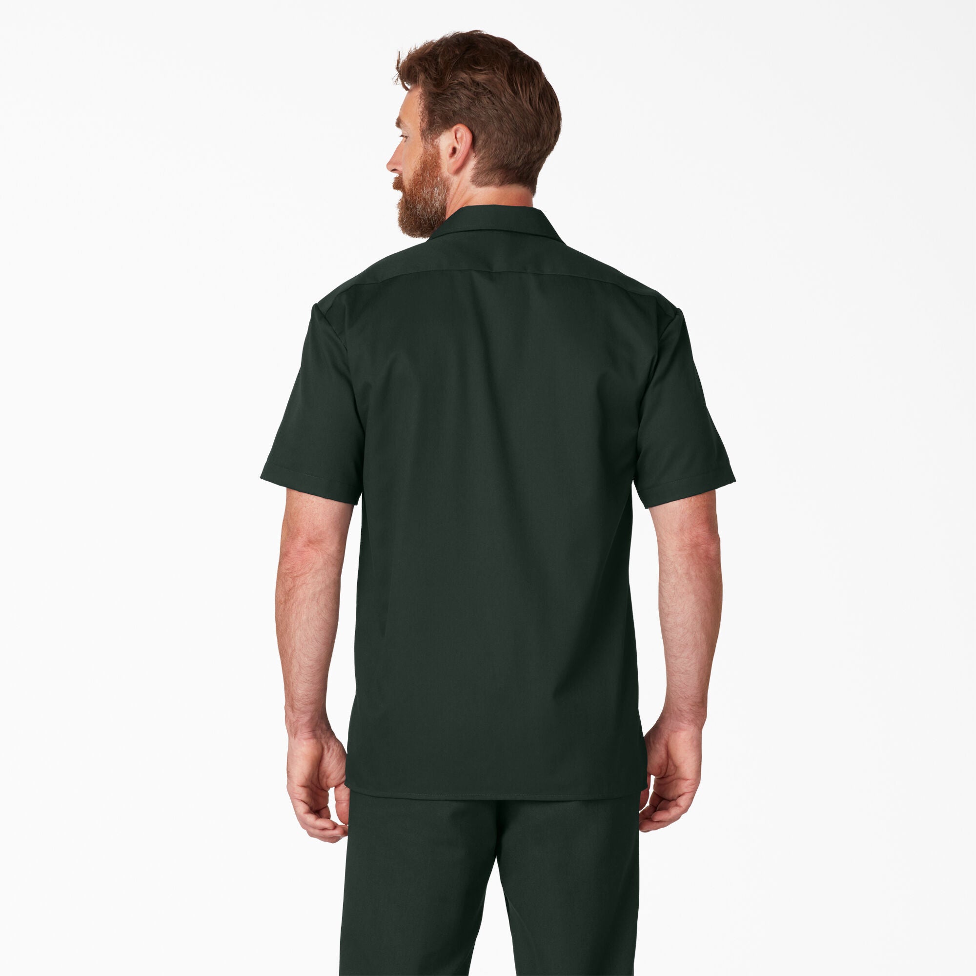 Dickies Short Sleeve Twill Work Shirt Hunter Green – Black Sheep