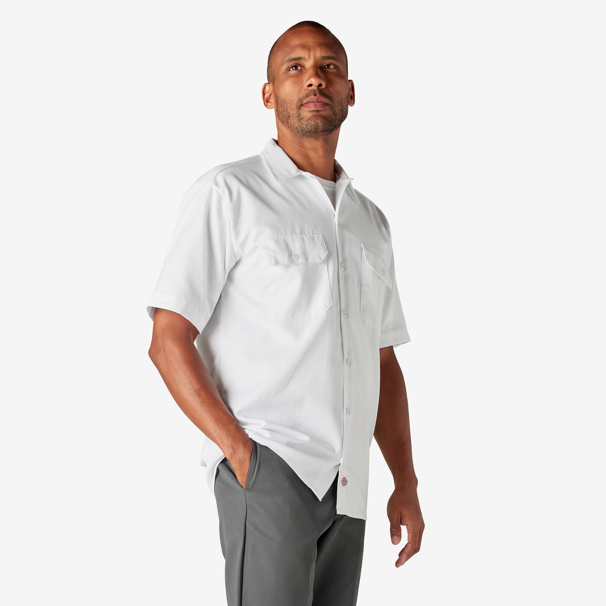 Dickies Short Sleeve Work Shirt, White