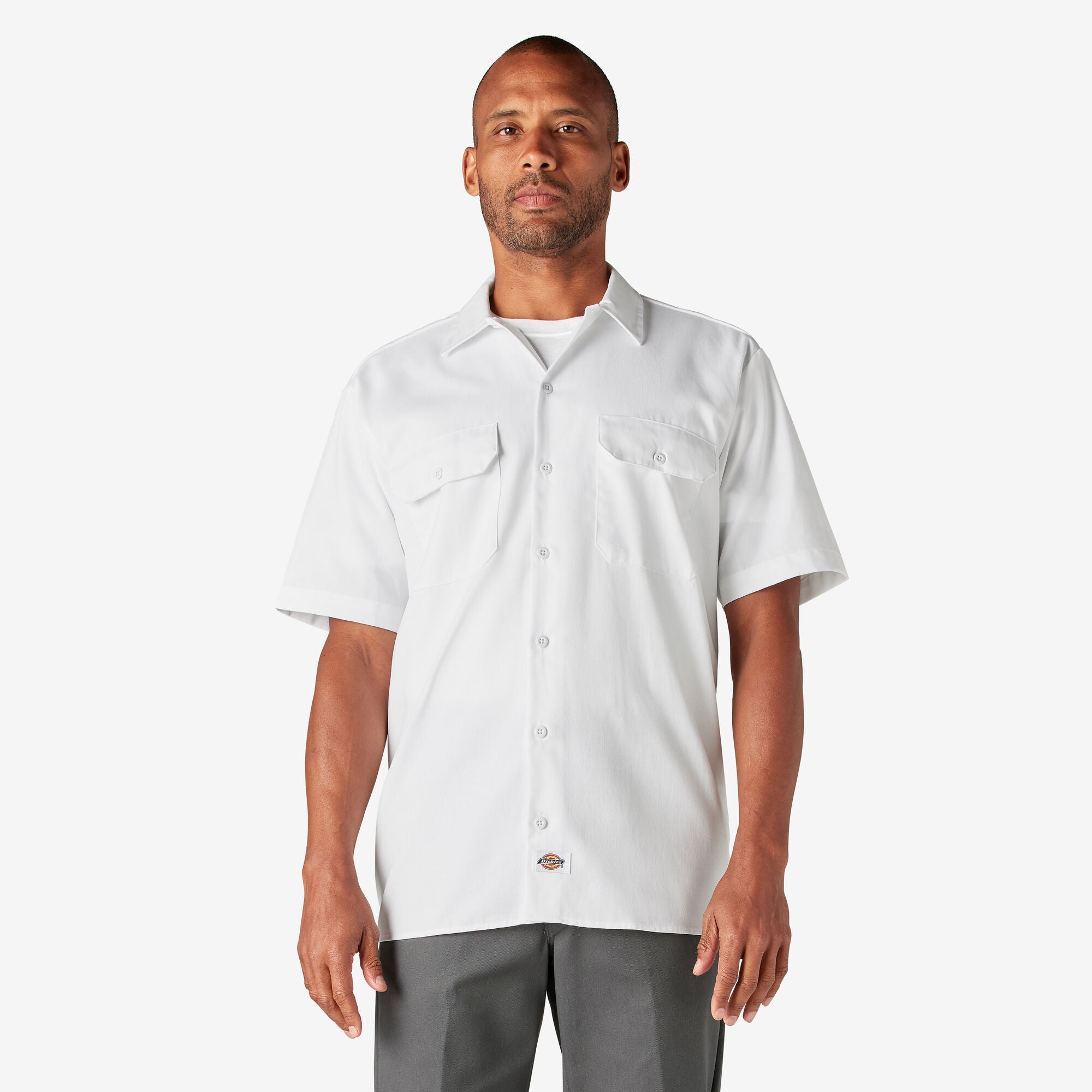 Dickies Short Sleeve Work Shirt, White
