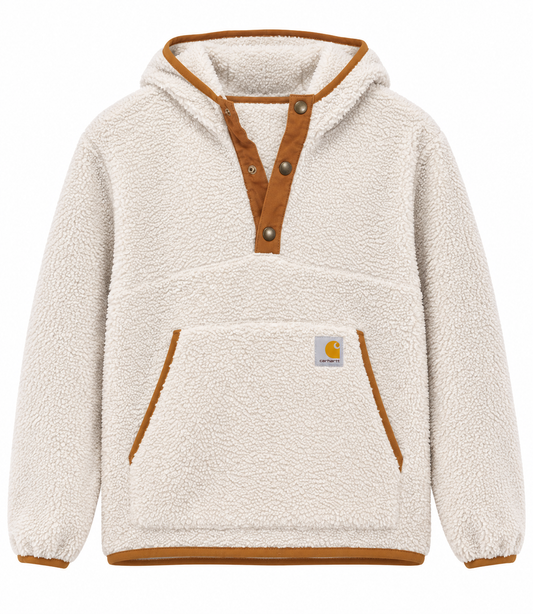 CARHARTT - Kids Long Sleeve Fleece Quarter-Snap Sweatshirt