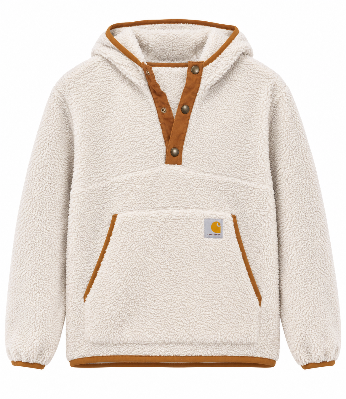 CARHARTT - Kids Long Sleeve Fleece Quarter-Snap Sweatshirt