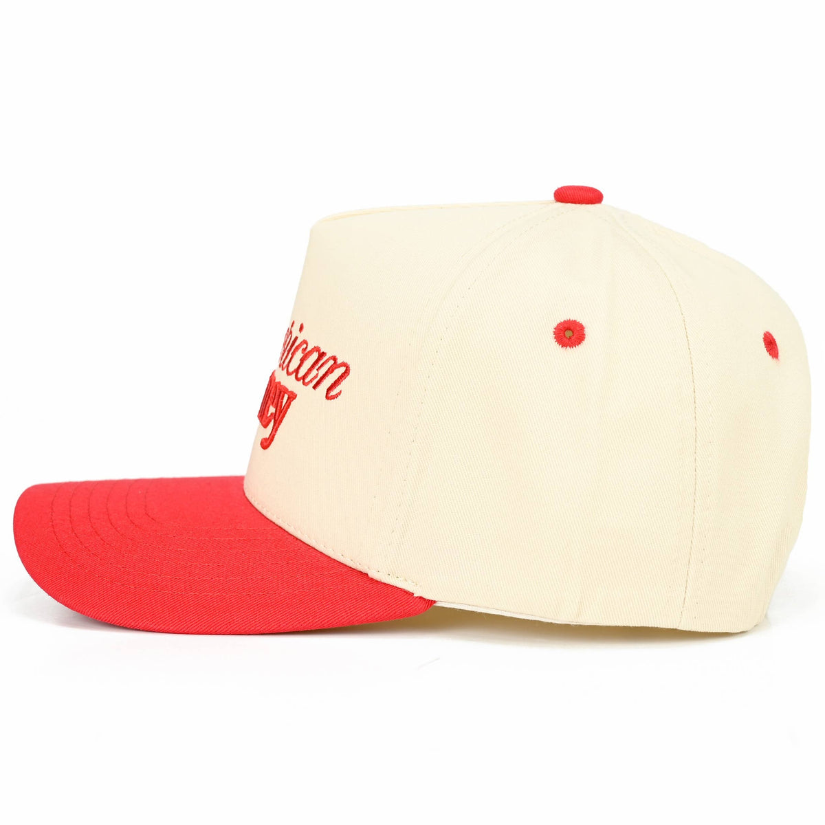 C.C AMERICAN HONEY Letter embroidered Trucker Hat: Red