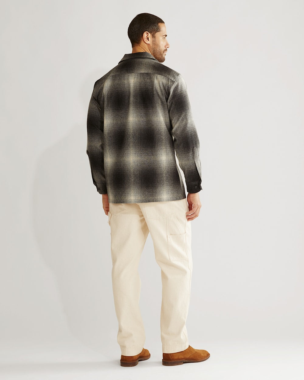 PENDLETON BOARD SHIRT BLACK/WHITE/GREY