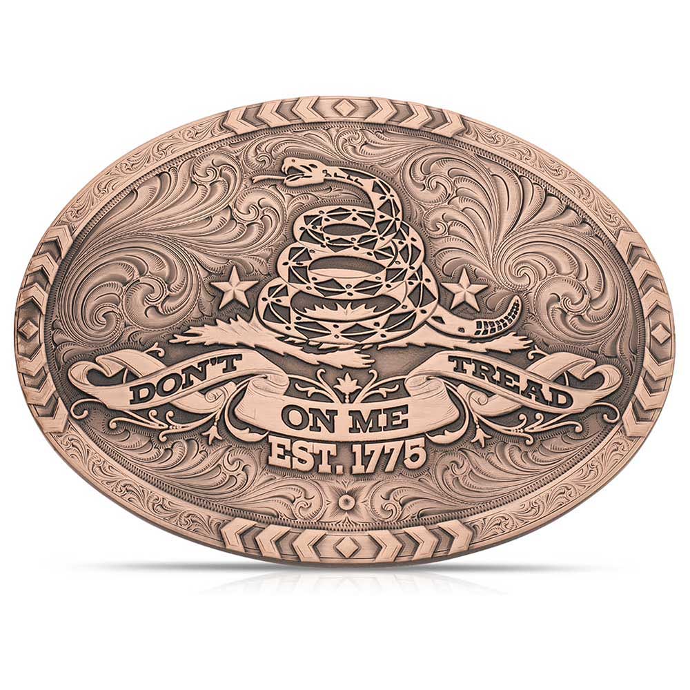 MONTANA SILVERMITHS BRONZE GADSDEN BELT BUCKLE