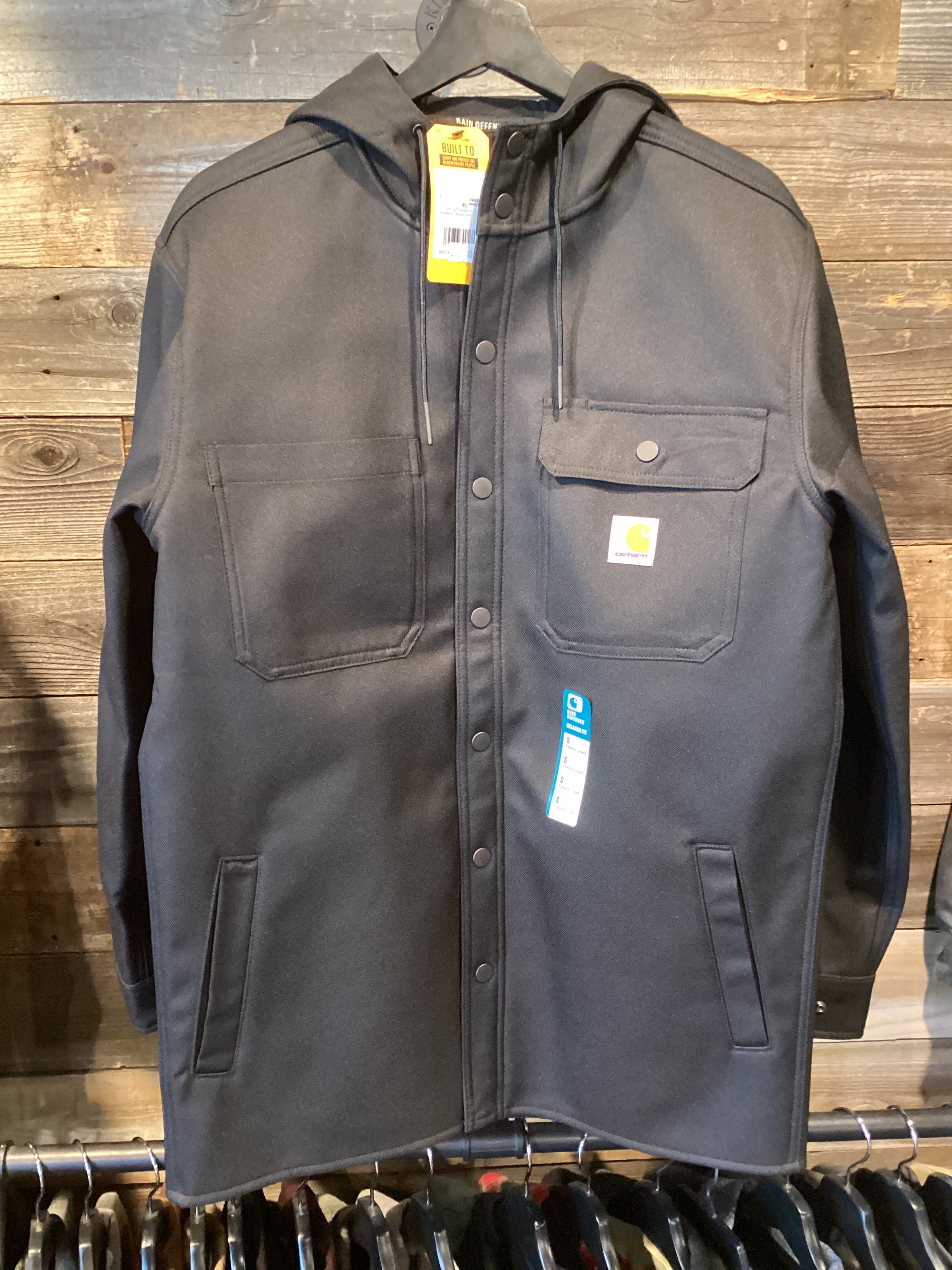 Carhartt Rain Defender Relax Fit Heavyweight Hooded Shirt Jacket