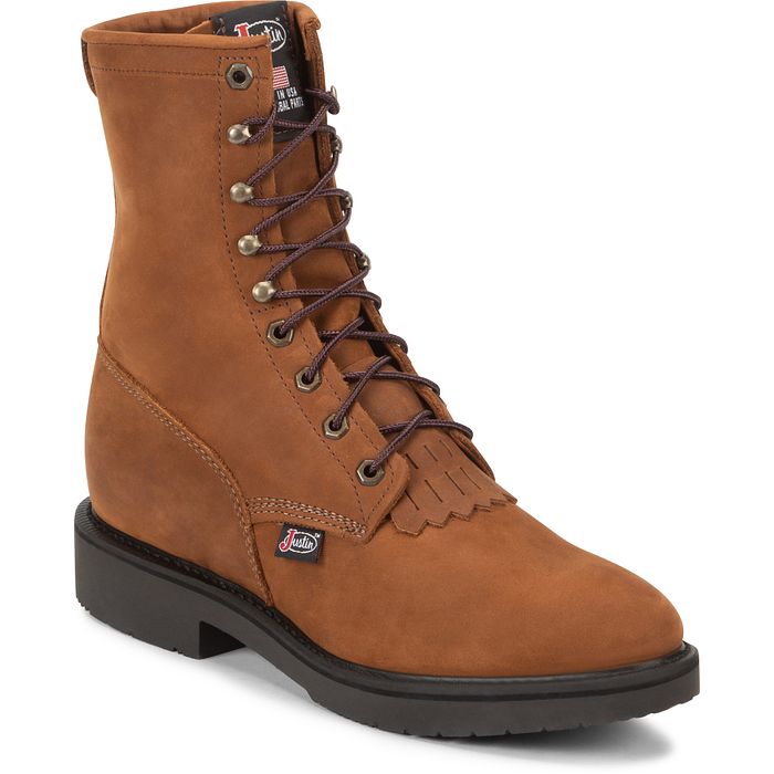 JUSTIN CONDUCTOR 8"BOOT