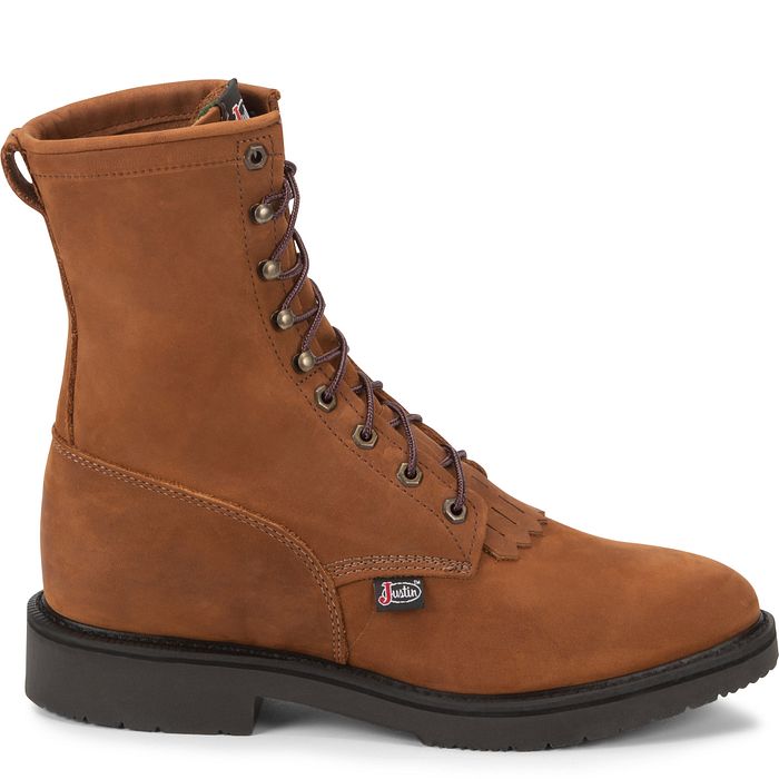 JUSTIN CONDUCTOR 8"BOOT