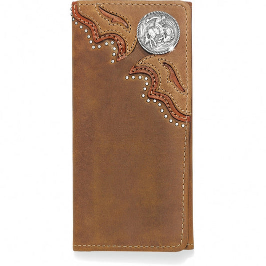 SILVER CREEK TEARING LOOSE TRI FOLD CHECKBOOK WALLET
