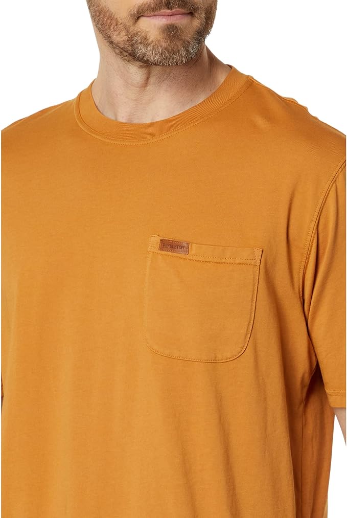 PENDLETON DESCHUTES POCKET TEE YELLOW