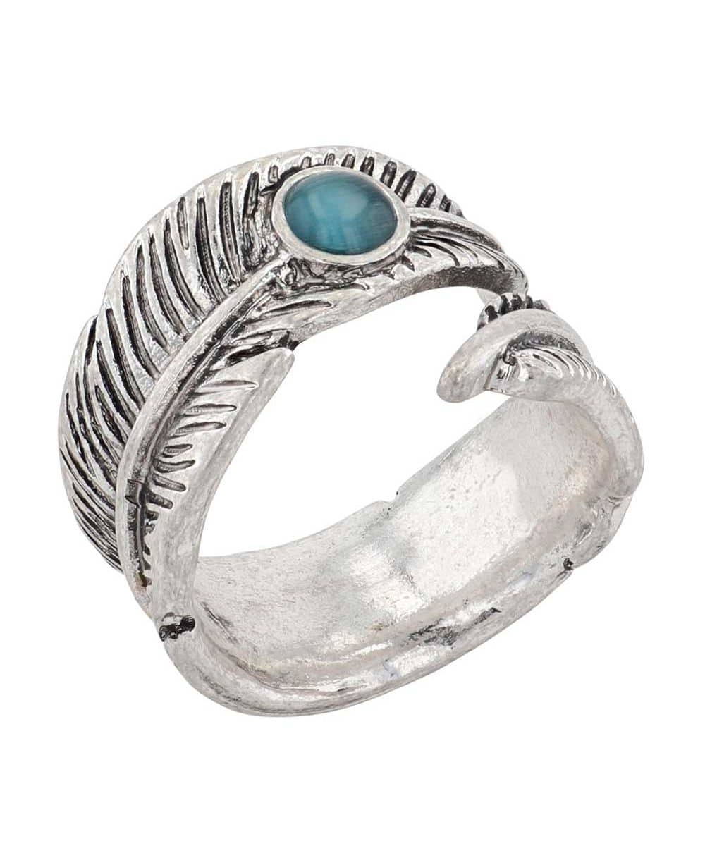 MONTANA SILVERSMITHS FEATHER TOUCH ATTITUDE WRAP RING