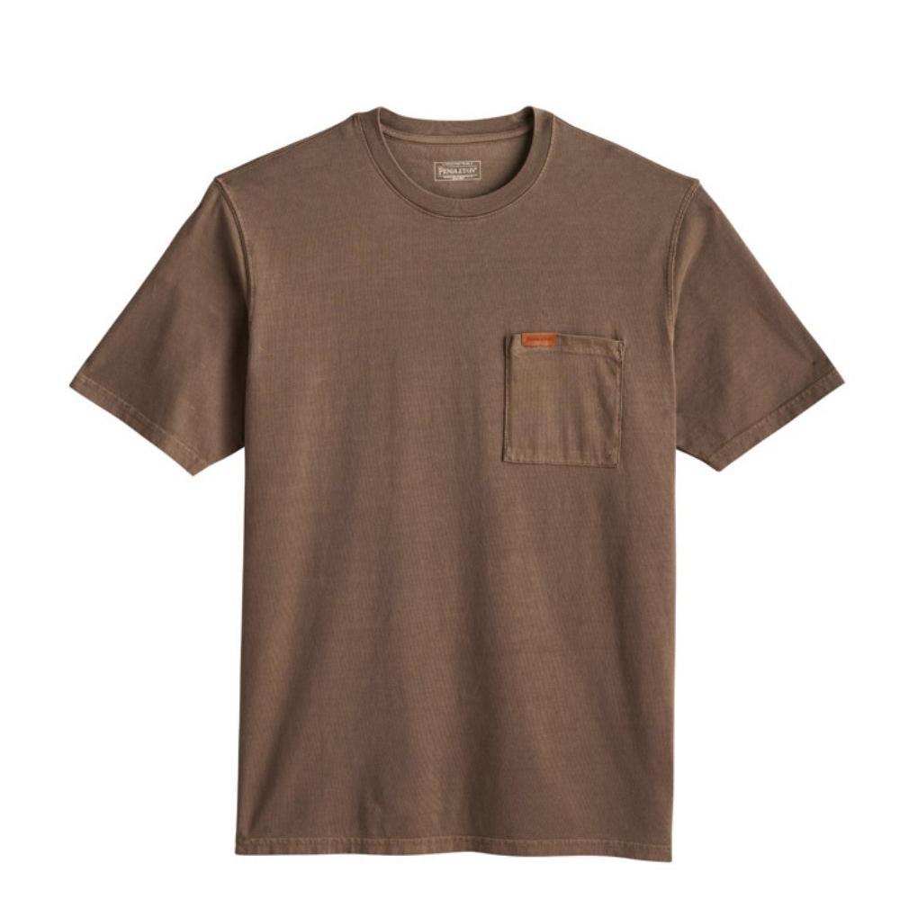 PENDLETON DESCHUTES POCKET TEE ASH BROWN