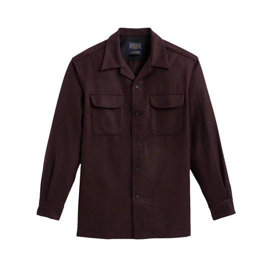 Pendleton Board Shirt - Burgundy Mix