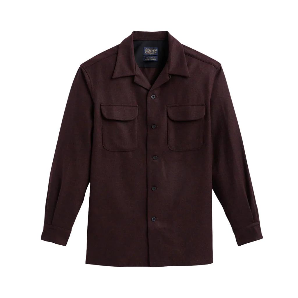 Pendleton Board Shirt - Burgundy Mix