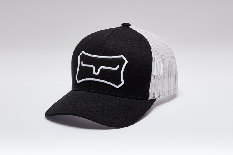 KIMES RANCH BONEYARD BLACK TRUCKER HAT