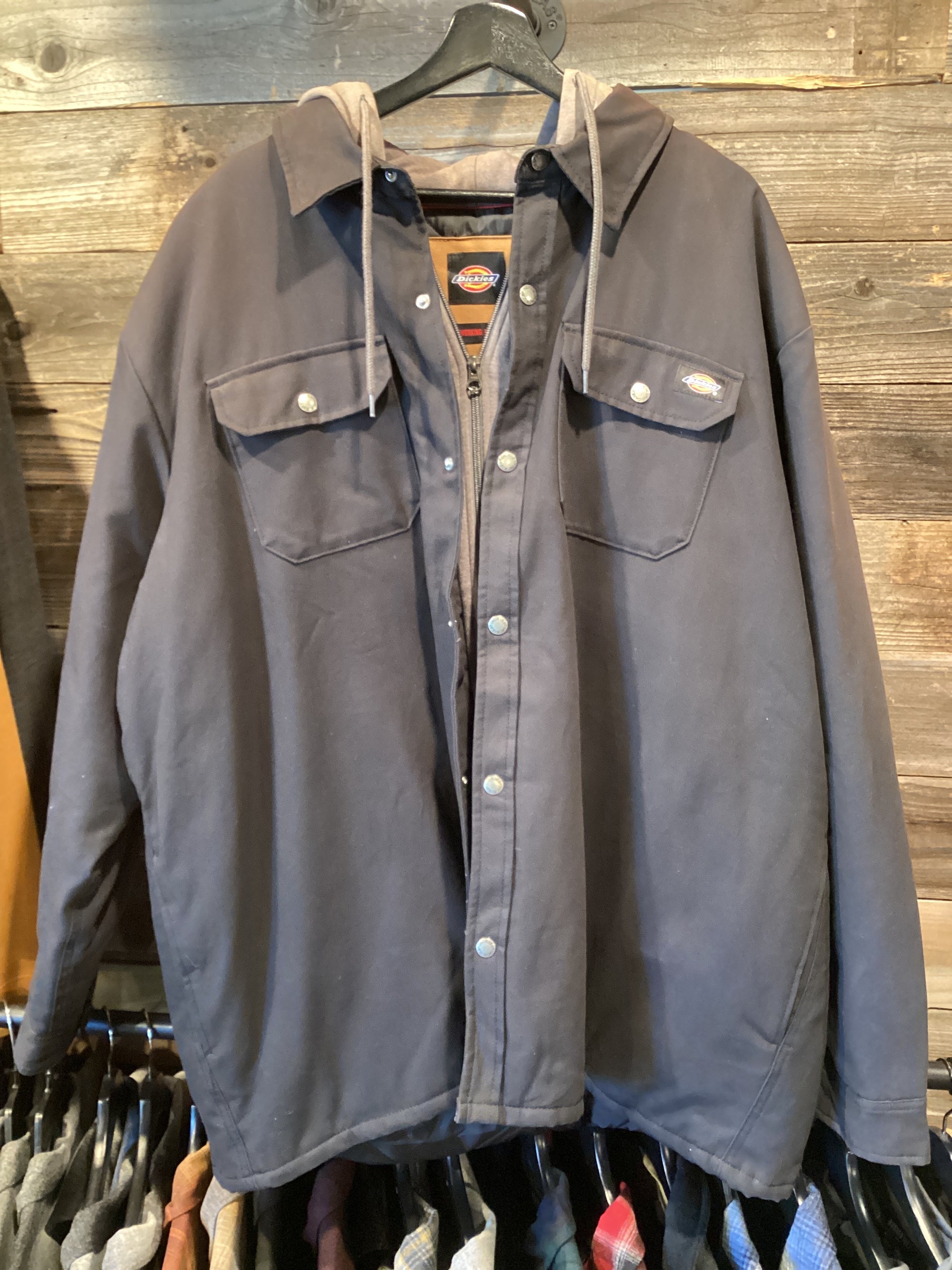 Dickies Hooded Duck Shirt Jacket