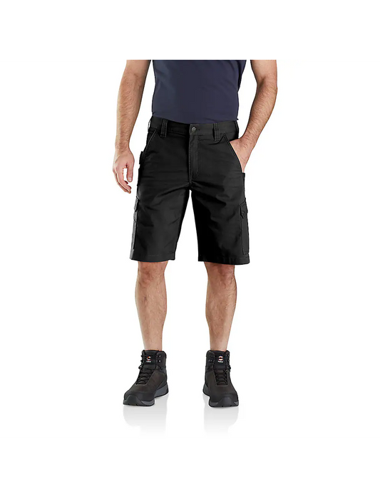 CARHARTT RELAXED FIT RIPSTOP CARGO SHORTS BLACK
