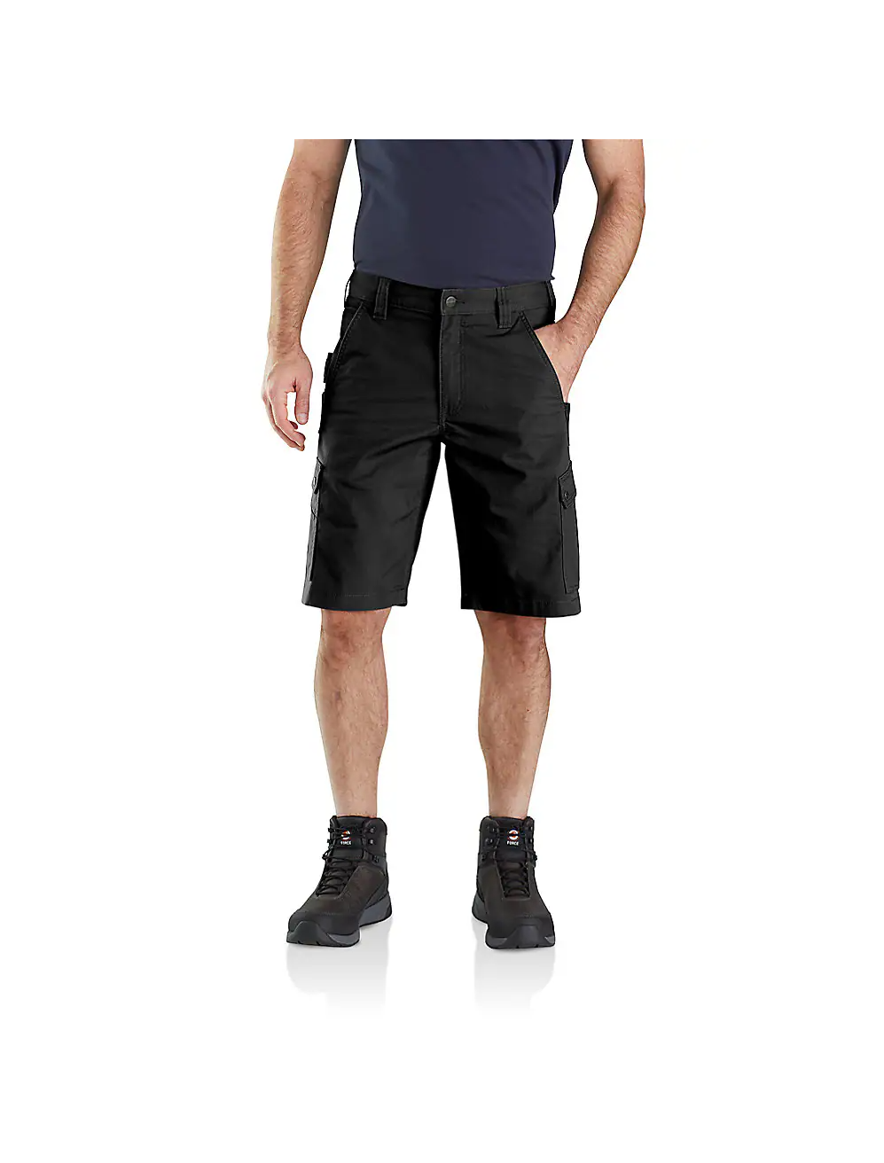 CARHARTT RELAXED FIT RIPSTOP CARGO SHORTS BLACK