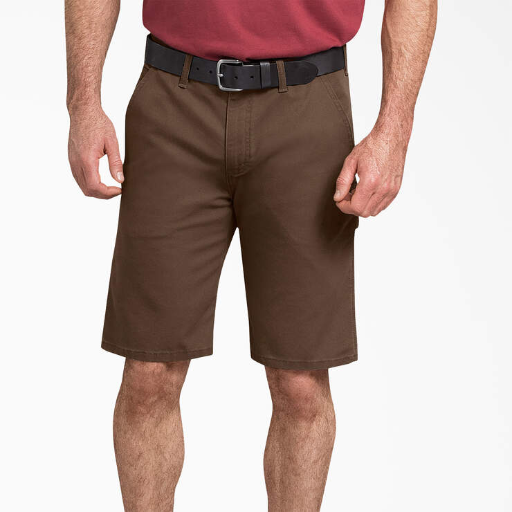 DICKIES FLEX REGULAR FIT CARPENTER SHORTS TIMBER BROWN