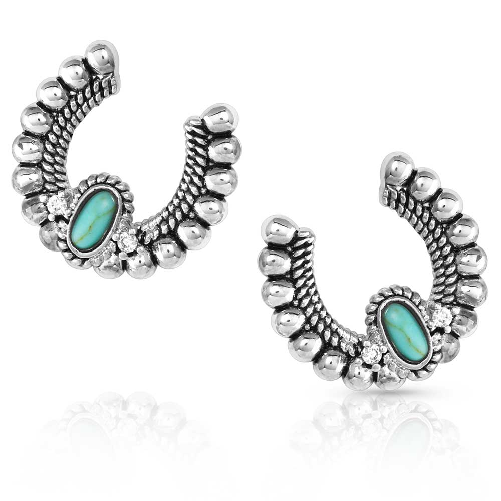 MONTANA SILVERSMITHS LUCKY ROADS TURQUOISE EARINGS