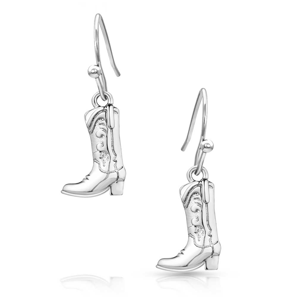 MONTANA SILVERSMITH SCULPTED COWBOY BOOT EARINGS