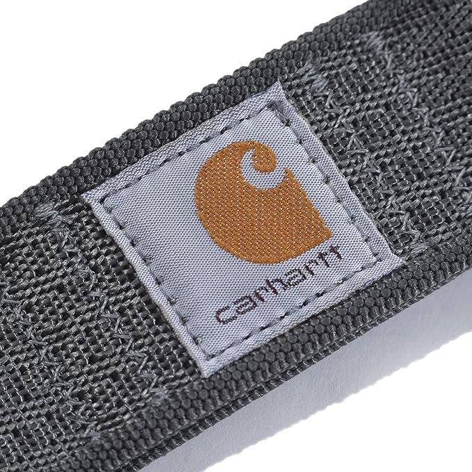 CARHARTT WEBBING BELT BLACK GRAVEL