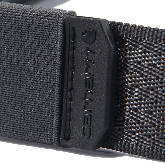 CARHARTT WEBBING BELT BLACK GRAVEL