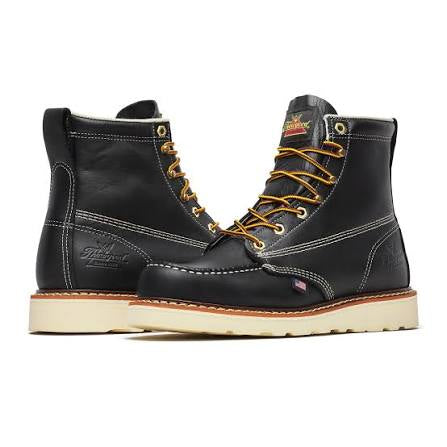 Thorogood Men’s Moc Toe soft 6” Black 814-6201