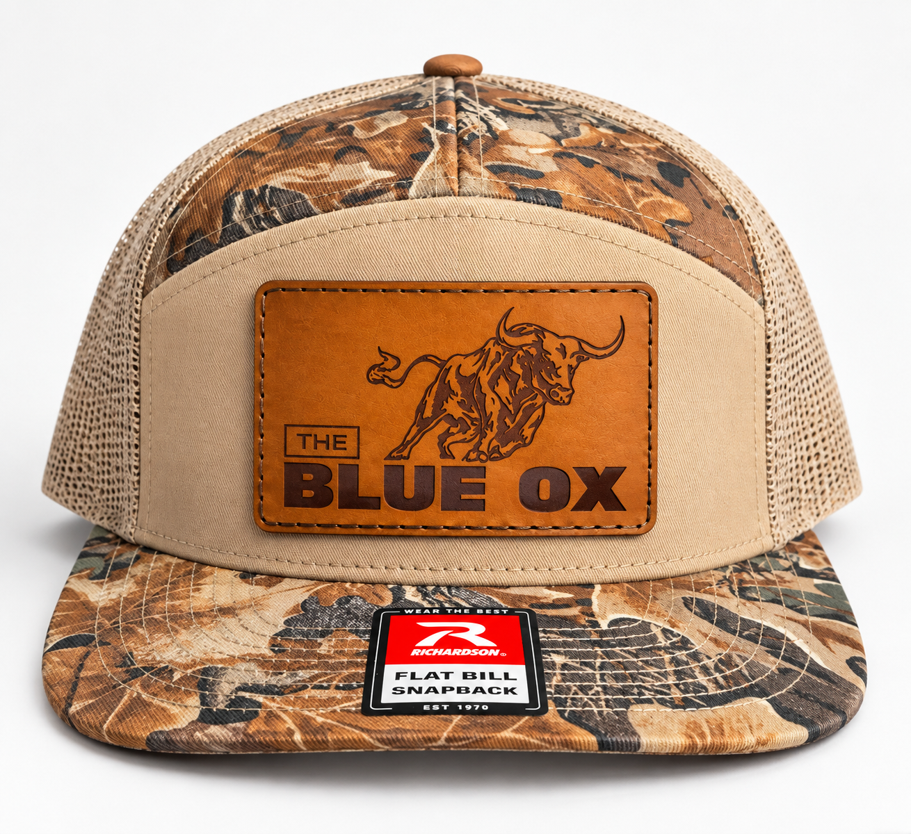 Blue Ox Mossy Oak Patch Richardson Hat