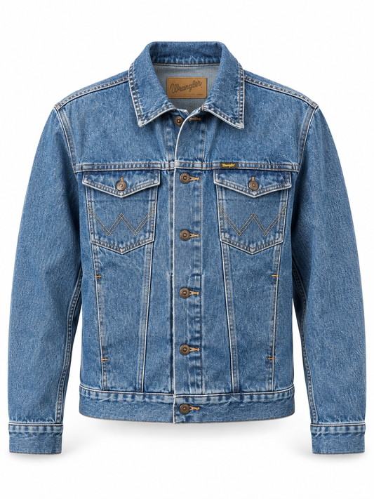 Wrangler Men’s Cowboy Cut Unlined Denim Jacket