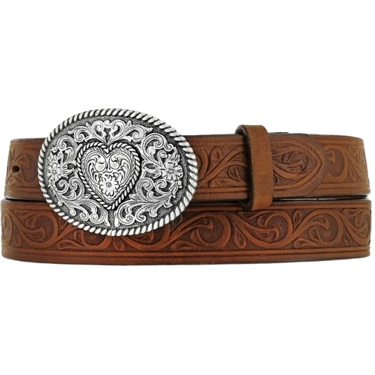 Girls Aged Bark Western Scroll Trophy Belt 815BD