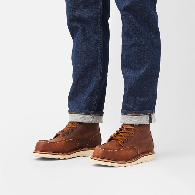 RED WING CLASSIC MOC TOE COPPER 1907 The Blue Ox 916