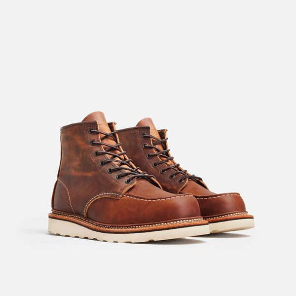 RED WING CLASSIC MOC TOE COPPER 1907 - The Blue Ox 916