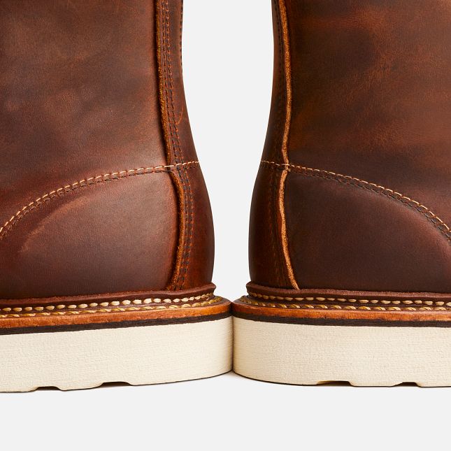 RED WING CLASSIC MOC TOE COPPER 1907