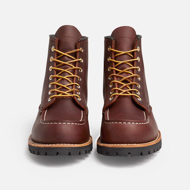 RED WING 08146 MOC TOE BROWN