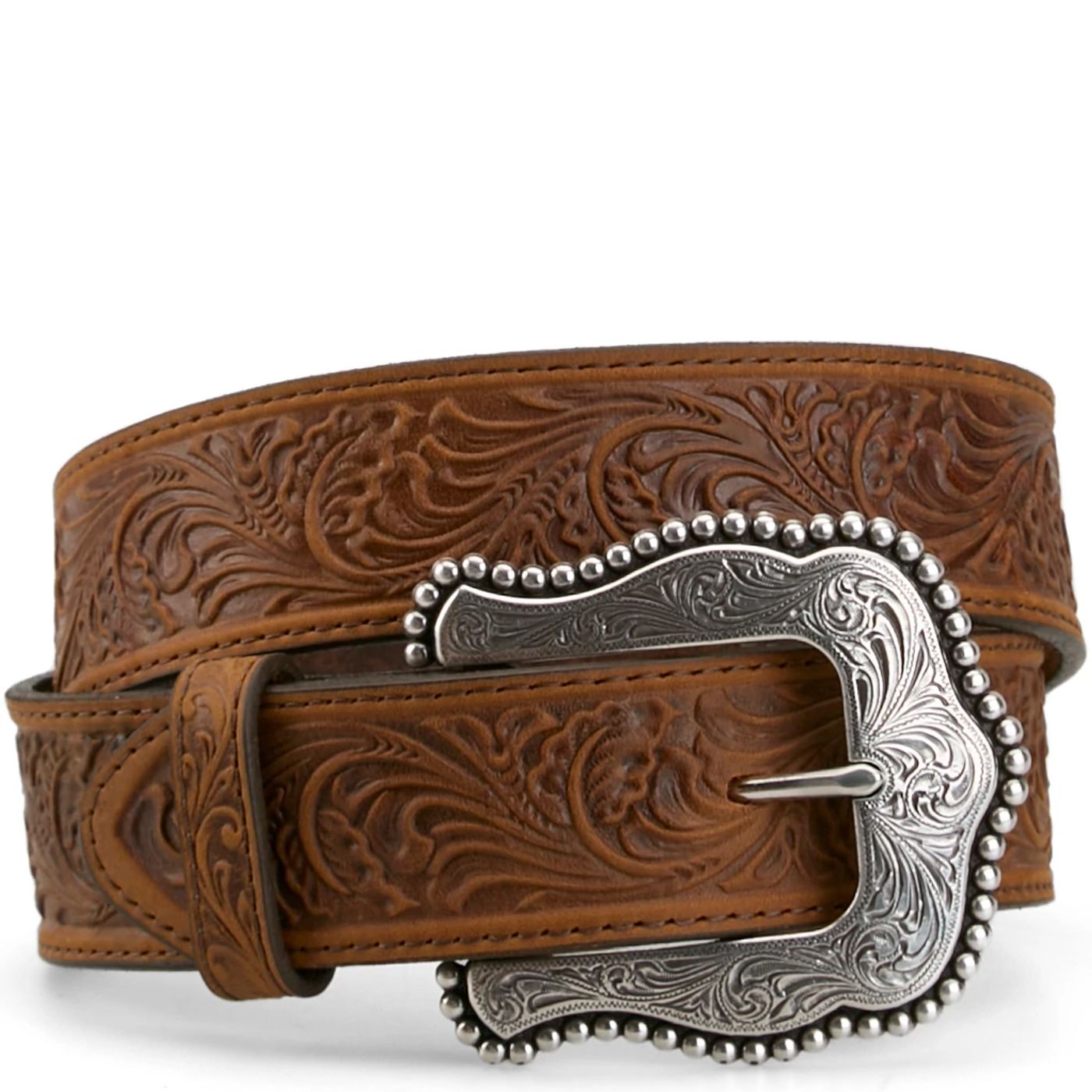 TONY LAMA LADIES LAYLA BELT-AGED BARK