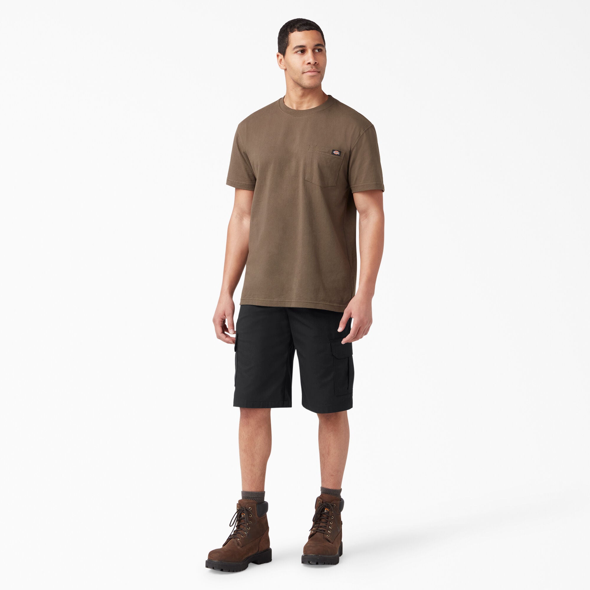 Dickies Relaxed Fit Cargo Shorts, 13", Black