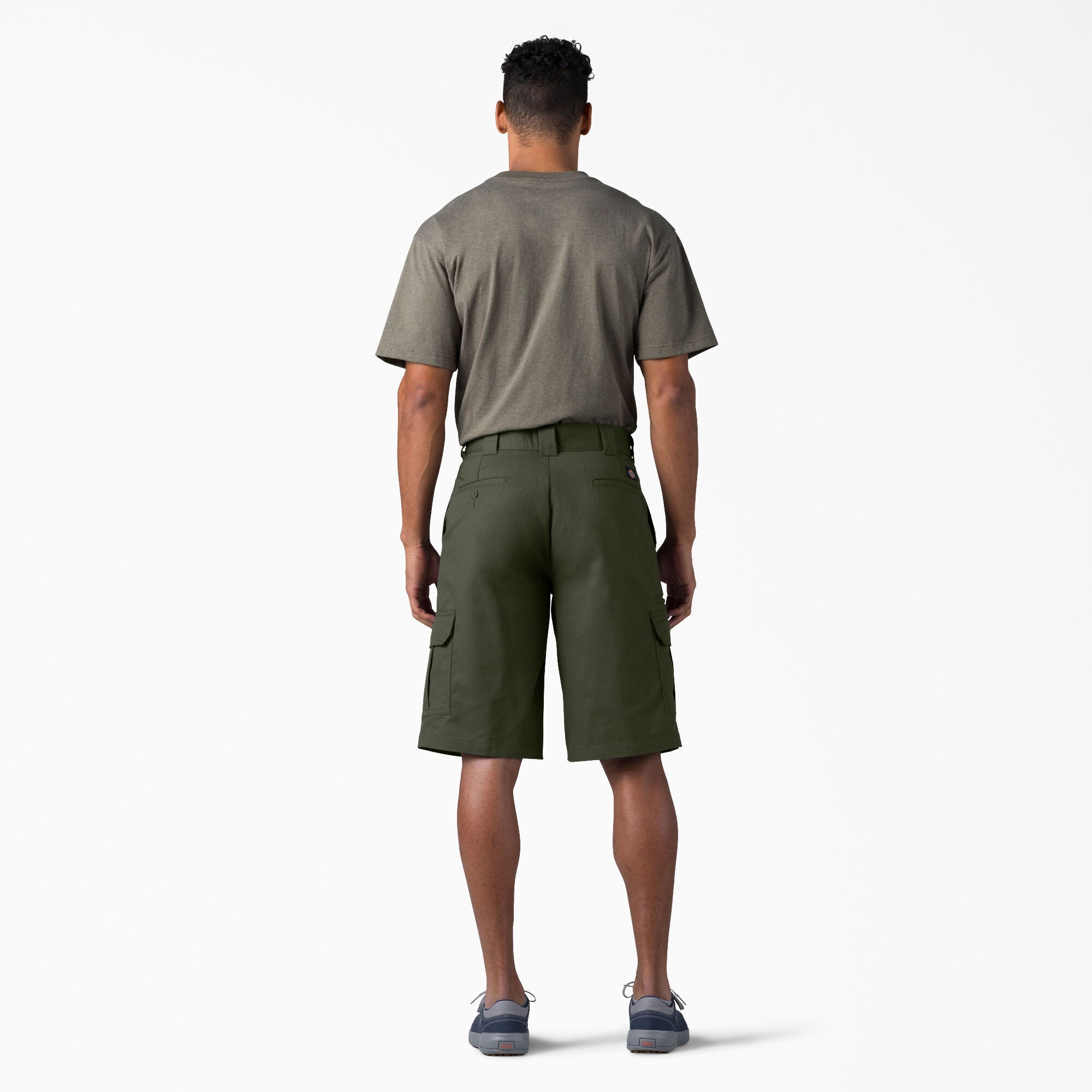 Dickies Relaxed Fit Cargo Shorts, 13", Olive Green