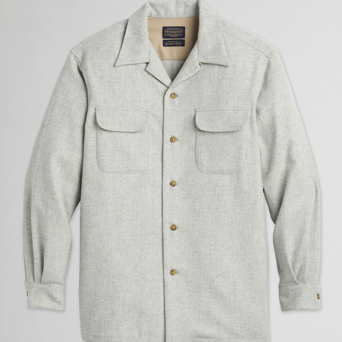 Pendleton Board Shirt Light Grey