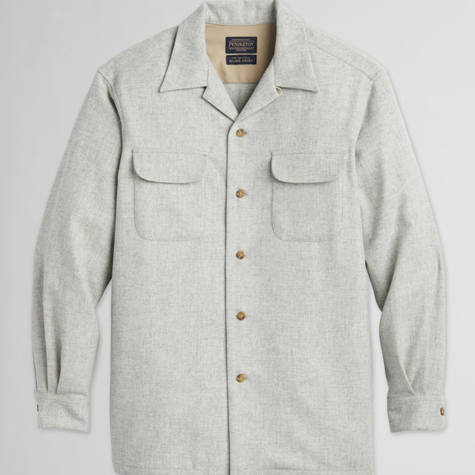 Pendleton Board Shirt Light Grey