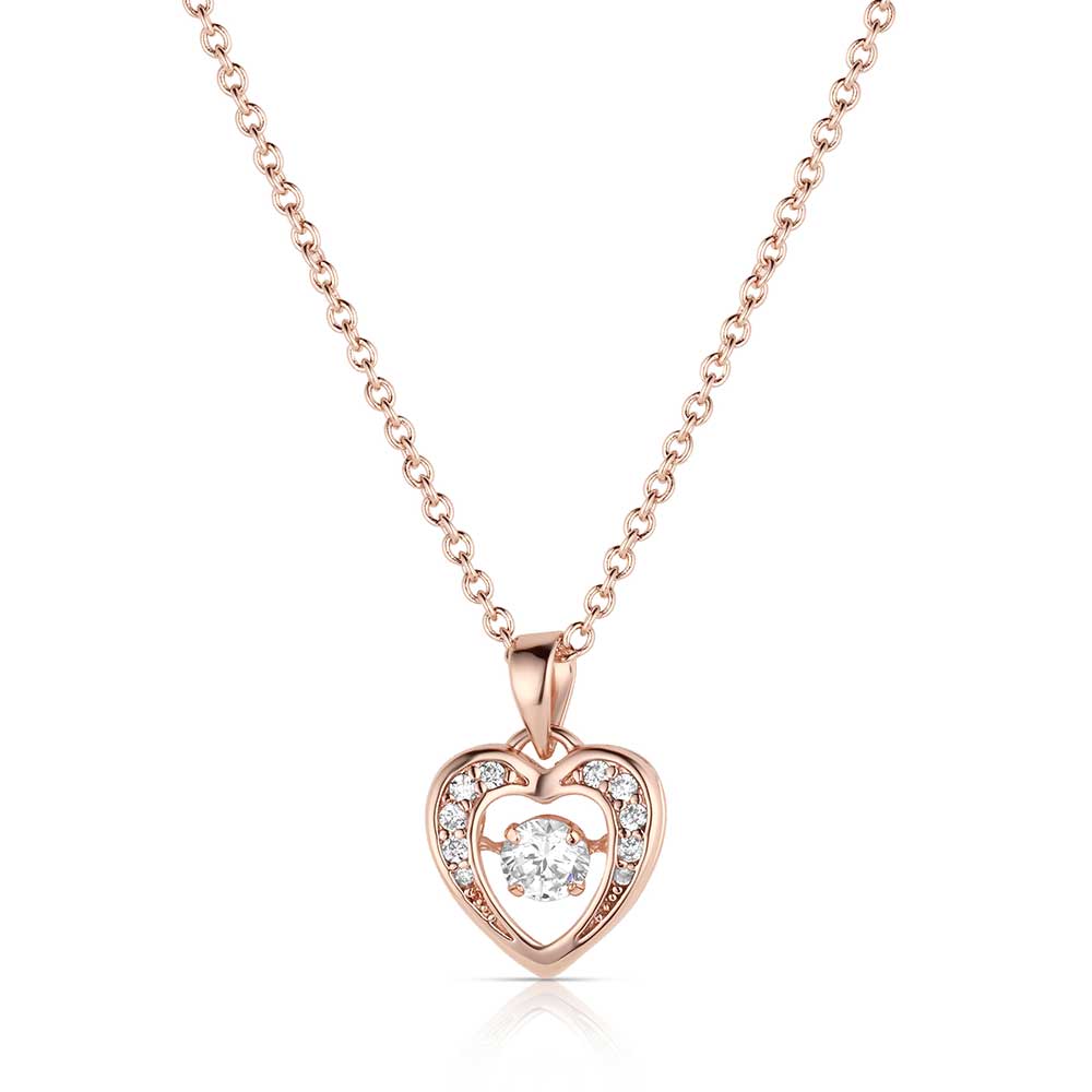 Let's Dance A Little Dance Heart Necklace