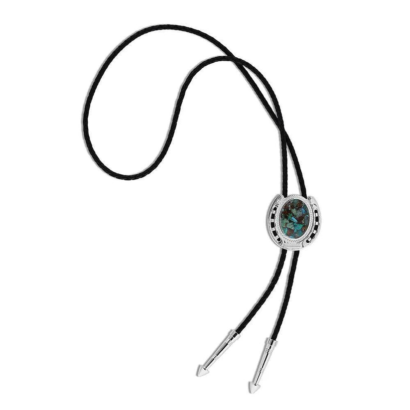 MONTANA SILVERSMITHS THE PIONEERS TURQOUISE BOLO TIE