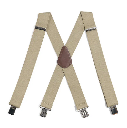 CARHARTT UTILITY RUGGED FLEX SUSPENDERS KHAKI