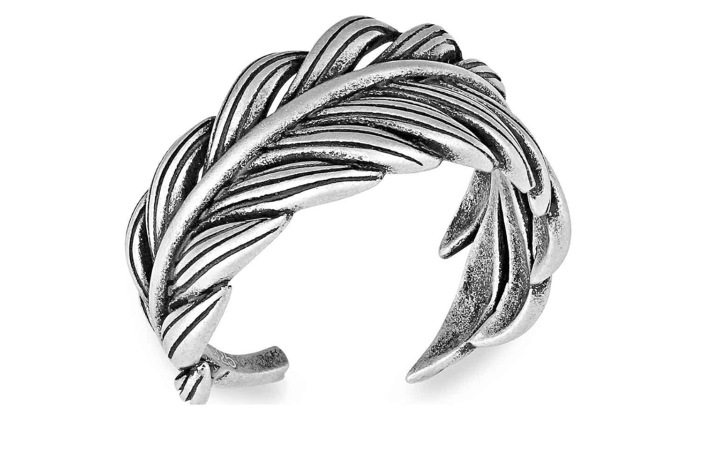 MONTANA SILVERSMITHS FRAYED SINGLETON WRAP RING