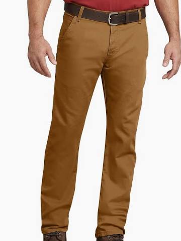Dickies Mens FLEX Regular Fit Straight Leg Tough Max Duck Carpenter Pants