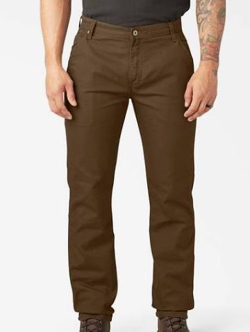 Dickies Mens FLEX Regular Fit Straight Leg Tough Max Duck Carpenter Pants